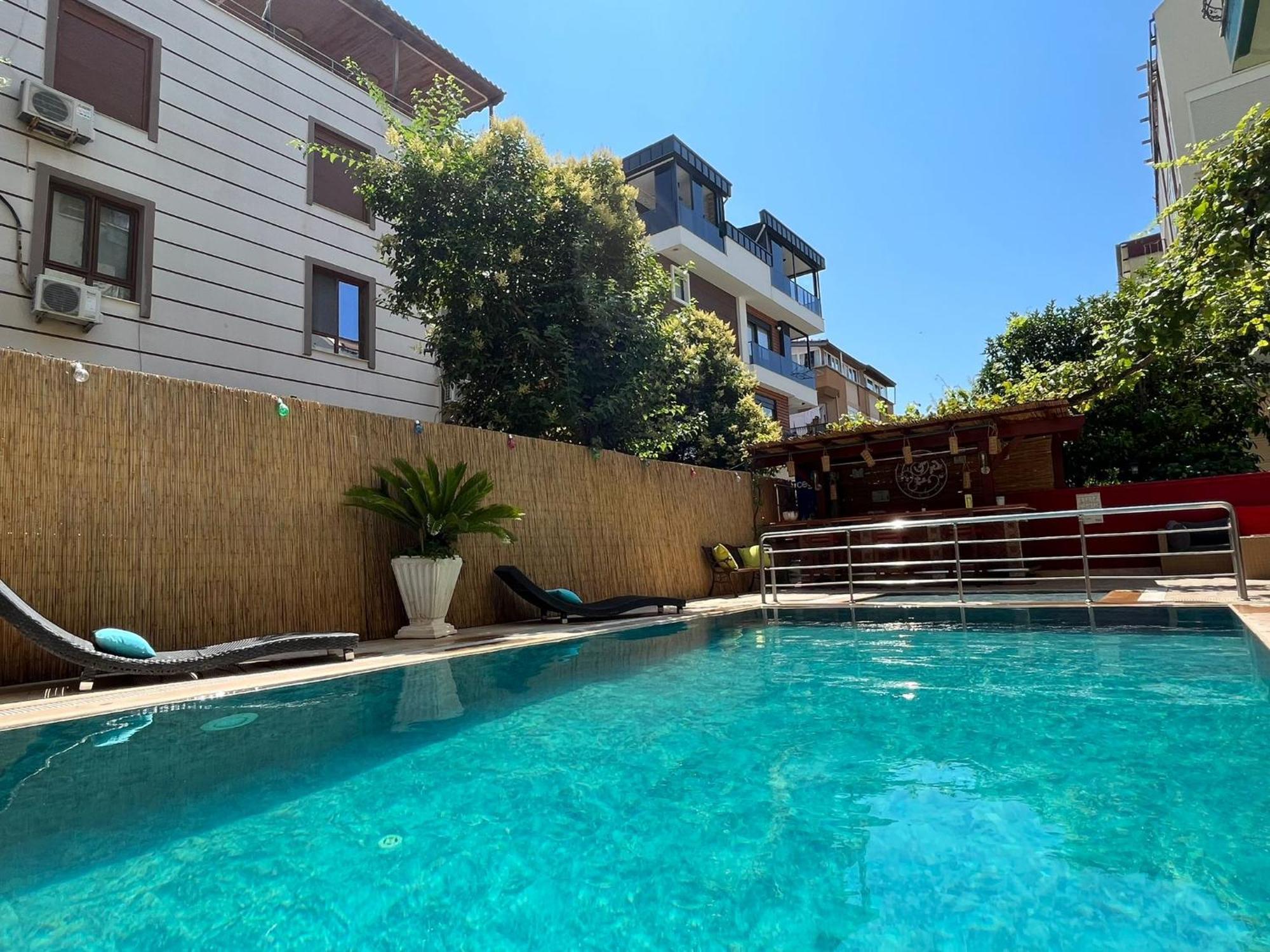 Beyaz Melek Apart Hotel 安塔利亚 外观 照片